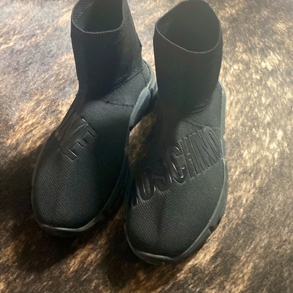 Love Moschino Shoes - Love moschino sock sneaker size 39. Nwot only worn in house.